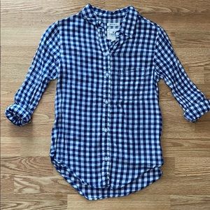 American Eagle Plaid Button Up